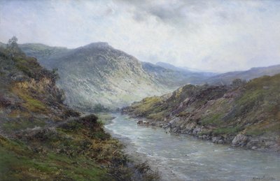 Perthshire rivier of nabij Callender door Alfred de Breanski
